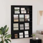 Casa si Gradina - Mobilier - Biblioteci si rafturi - Rafturi - Raft pentru reviste cu raft 2 pcs Stejar Negru 100 x 12 x 70 cm - Infinity.ro