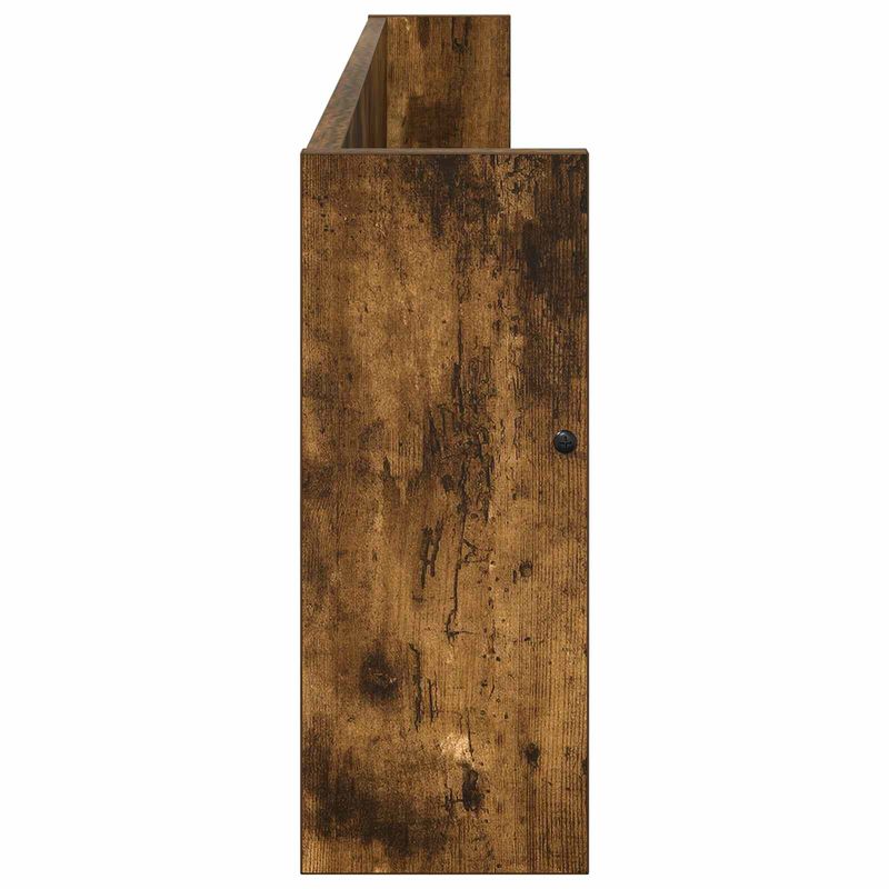 Casa si Gradina - Mobilier - Biblioteci si rafturi - Rafturi - Raft pentru reviste 2 pcs Stejar fumuriu 100 x 12 x 30 cm - Infinity.ro