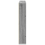 Casa si Gradina - Mobilier - Biblioteci si rafturi - Rafturi - Raft pentru reviste cu raft 2 pcs Gri Sonoma 60 x 12 x 70 cm - Infinity.ro