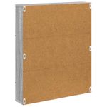 Casa si Gradina - Mobilier - Biblioteci si rafturi - Rafturi - Raft pentru reviste cu raft 2 pcs Gri Sonoma 60 x 12 x 70 cm - Infinity.ro