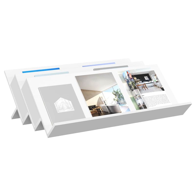 Casa si Gradina - Mobilier - Biblioteci si rafturi - Rafturi - Raft pentru reviste cu raft Alb 90 x 53 x 28,5 cm Lemn compozit - Infinity.ro
