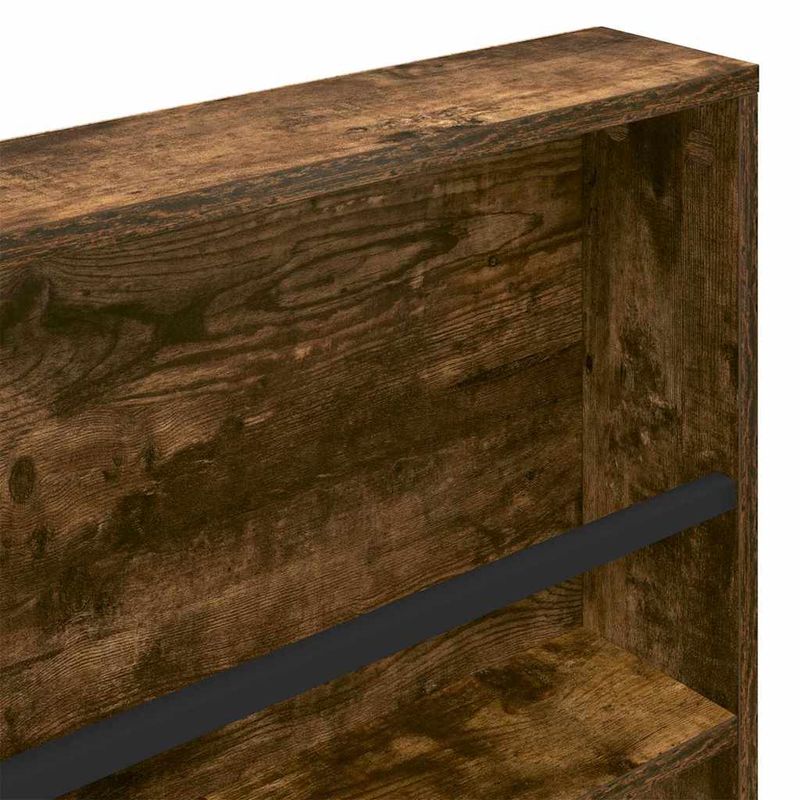 Casa si Gradina - Mobilier - Biblioteci si rafturi - Rafturi - Raft pentru reviste 2 pcs Stejar fumuriu 100 x 12 x 70 cm - Infinity.ro