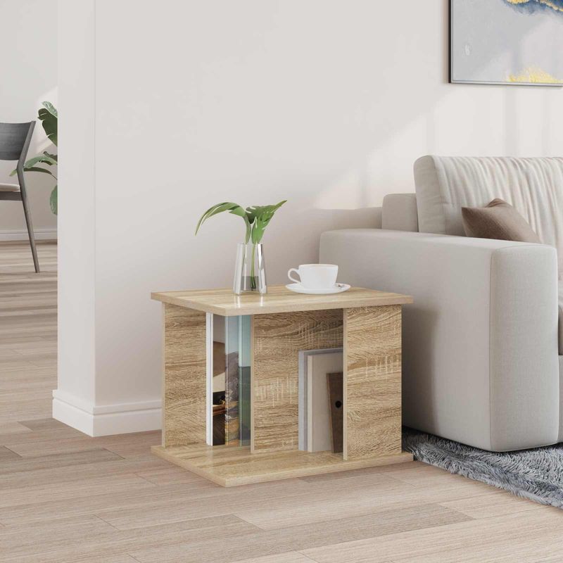 Casa si Gradina - Mobilier - Biblioteci si rafturi - Rafturi - Raft pentru reviste Stejar Sonoma 35 x 35 x 45 cm Lemn compozit - Infinity.ro