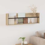 Casa si Gradina - Mobilier - Biblioteci si rafturi - Rafturi - Raft pentru reviste cu raft Stejar Sonoma 100 x 12 x 30 cm - Infinity.ro