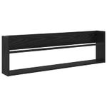 Casa si Gradina - Mobilier - Biblioteci si rafturi - Rafturi - Raft pentru reviste cu raft 2 pcs Stejar Negru 100 x 12 x 30 cm - Infinity.ro