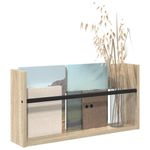 Casa si Gradina - Mobilier - Biblioteci si rafturi - Rafturi - Raft pentru reviste Stejar Sonoma 60 x 12 x 30 cm Lemn compozit - Infinity.ro