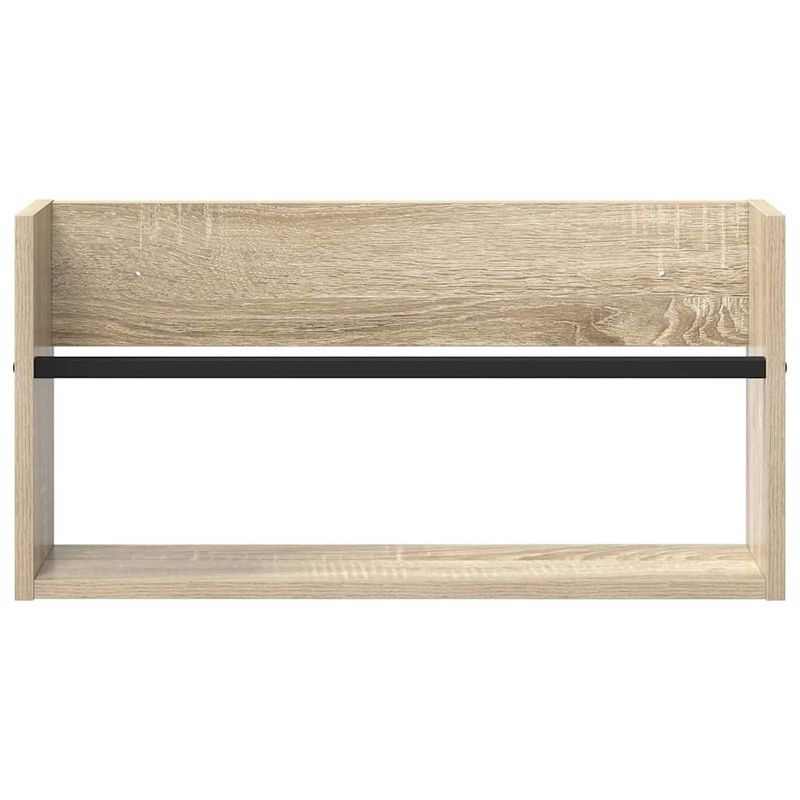 Casa si Gradina - Mobilier - Biblioteci si rafturi - Rafturi - Raft pentru reviste Stejar Sonoma 60 x 12 x 30 cm Lemn compozit - Infinity.ro