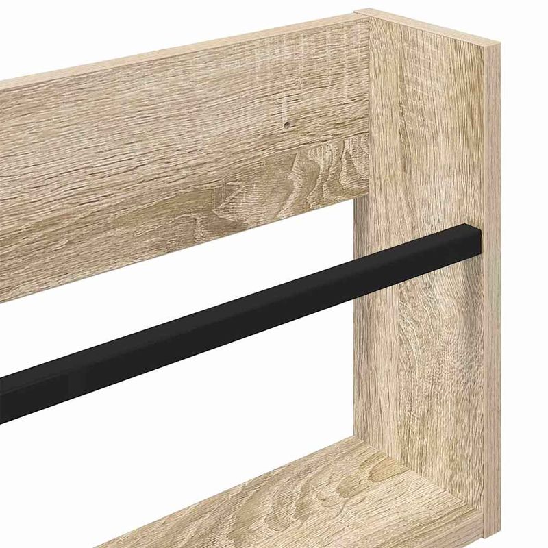 Casa si Gradina - Mobilier - Biblioteci si rafturi - Rafturi - Raft pentru reviste Stejar Sonoma 60 x 12 x 30 cm Lemn compozit - Infinity.ro