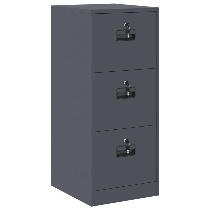 Casa si Gradina - Mobilier - Dulapuri si sifoniere - Dulapuri - Dulap pentru Fisiere cu sertar Antracit 44 x 50 x 106.5 cm - Infinity.ro