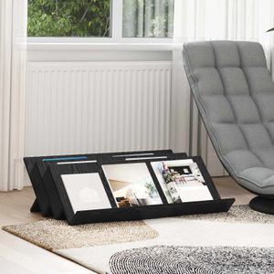 Raft pentru reviste cu raft Stejar Negru 90 x 53 x 28,5 cm