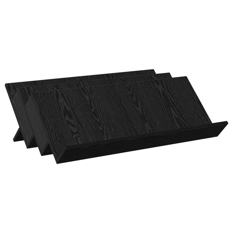 Casa si Gradina - Mobilier - Biblioteci si rafturi - Rafturi - Raft pentru reviste cu raft Stejar Negru 90 x 53 x 28,5 cm - Infinity.ro