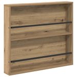 Casa si Gradina - Mobilier - Biblioteci si rafturi - Rafturi - Raft pentru reviste 2 pcs Stejar Artizanal 80 x 12 x 70 cm - Infinity.ro