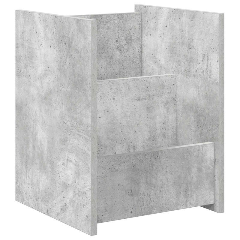 Casa si Gradina - Mobilier - Biblioteci si rafturi - Rafturi - Raft pentru reviste Gri Concret 35 x 35 x 45 cm Lemn compozit - Infinity.ro