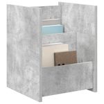 Casa si Gradina - Mobilier - Biblioteci si rafturi - Rafturi - Raft pentru reviste Gri Concret 35 x 35 x 45 cm Lemn compozit - Infinity.ro