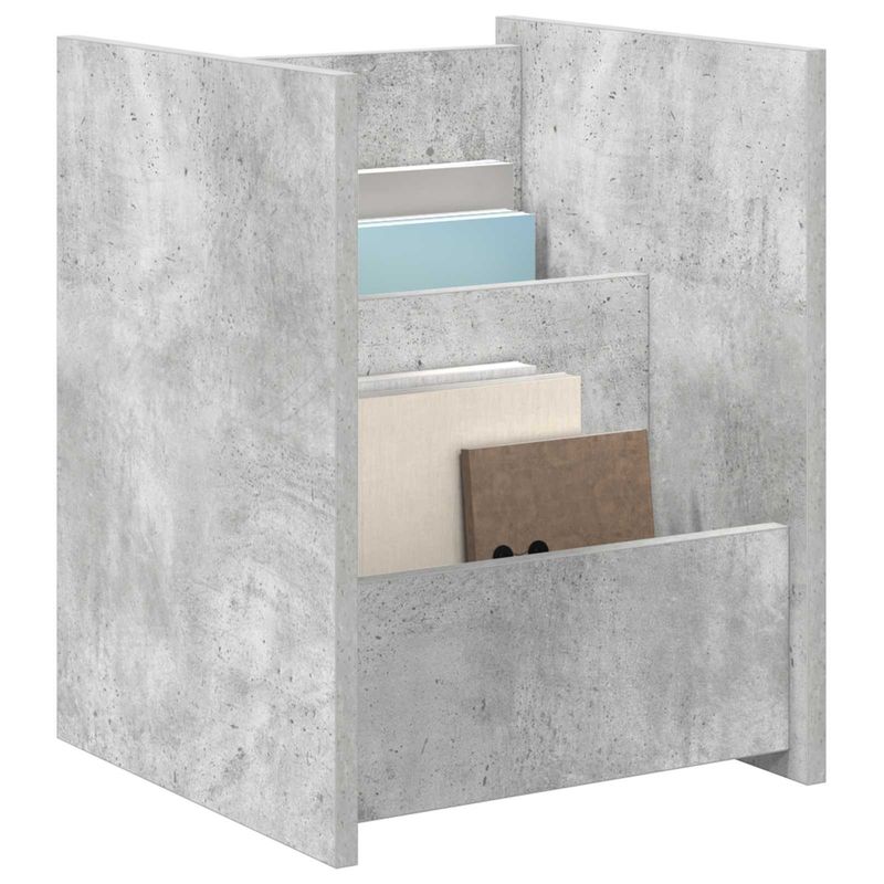 Casa si Gradina - Mobilier - Biblioteci si rafturi - Rafturi - Raft pentru reviste Gri Concret 35 x 35 x 45 cm Lemn compozit - Infinity.ro