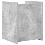 Casa si Gradina - Mobilier - Biblioteci si rafturi - Rafturi - Raft pentru reviste Gri Concret 35 x 35 x 45 cm Lemn compozit - Infinity.ro