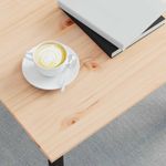 Casa si Gradina - Mobilier - Mese si birouri - Masute de cafea - Masa de cafea natural 60 x 30 x 36 cm Lemn de pin masiv - Infinity.ro