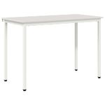 Casa si Gradina - Mobilier - Mese si birouri - Mese bucatarie si dining - Masa de dining Alb 110 x 55 x 75 cm Lemn de pin masiv - Infinity.ro