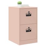 Casa si Gradina - Mobilier - Dulapuri si sifoniere - Dulapuri - Dulap pentru Fisiere cu sertar cu raft Roz 44 x 50 x 106.5 cm - Infinity.ro