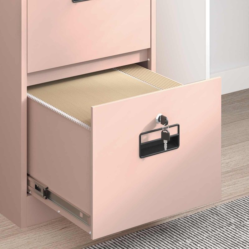 Casa si Gradina - Mobilier - Dulapuri si sifoniere - Dulapuri - Dulap pentru Fisiere cu sertar cu raft Roz 44 x 50 x 106.5 cm - Infinity.ro