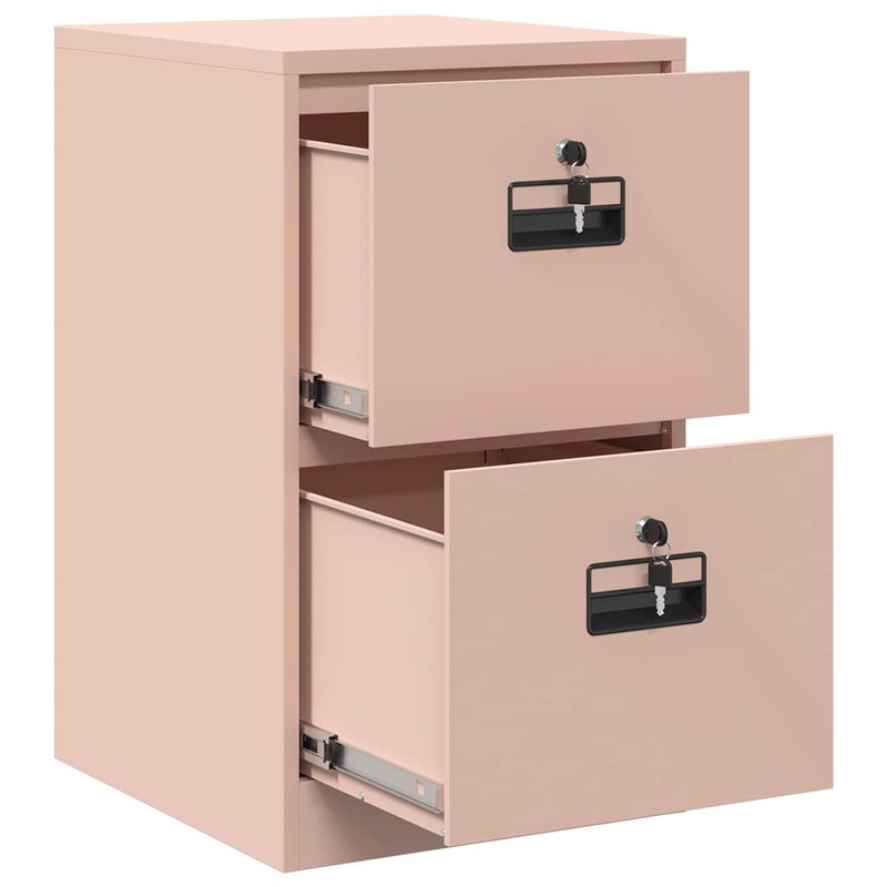 Casa si Gradina - Mobilier - Dulapuri si sifoniere - Dulapuri - Dulap pentru Fisiere cu sertar cu raft Roz 44 x 50 x 106.5 cm - Infinity.ro