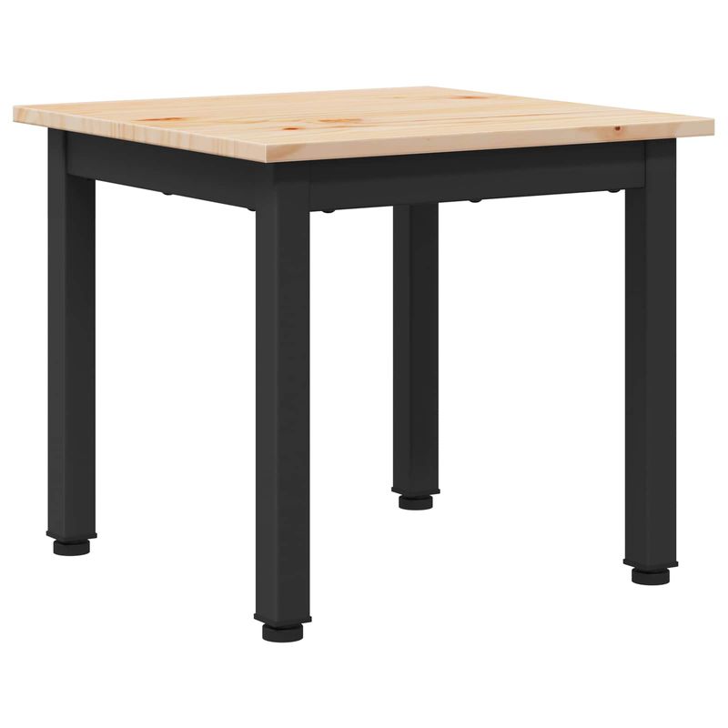 Casa si Gradina - Mobilier - Mese si birouri - Masute de cafea - Masa de cafea natural 40 x 40 x 36 cm Lemn de pin masiv - Infinity.ro