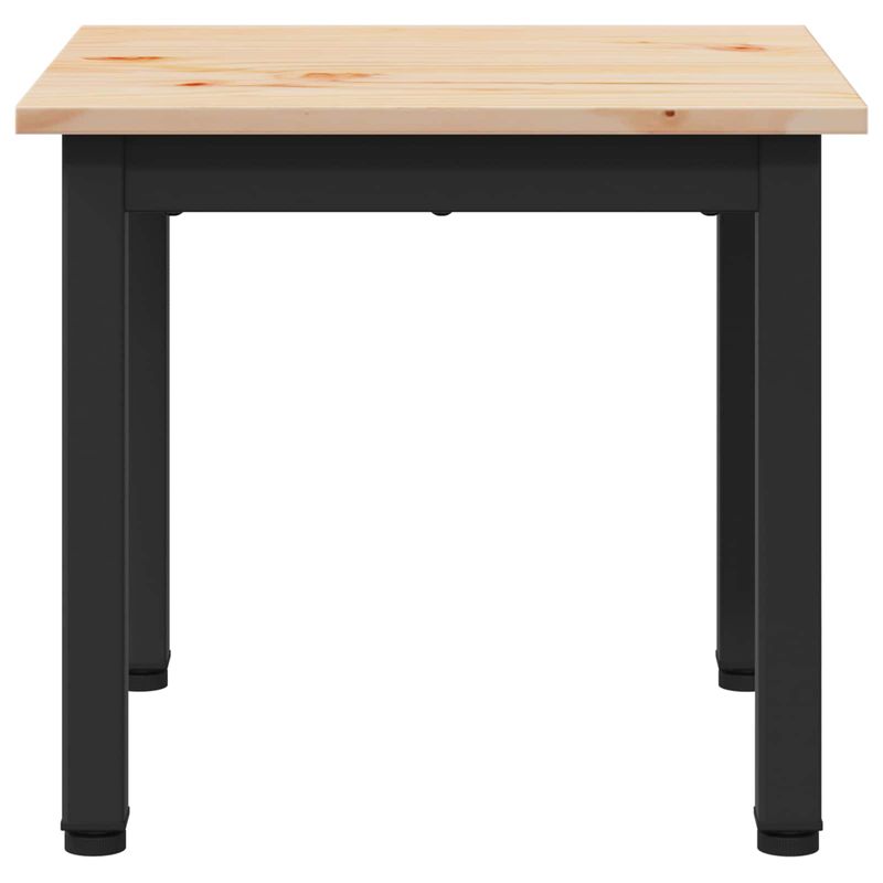 Casa si Gradina - Mobilier - Mese si birouri - Masute de cafea - Masa de cafea natural 40 x 40 x 36 cm Lemn de pin masiv - Infinity.ro