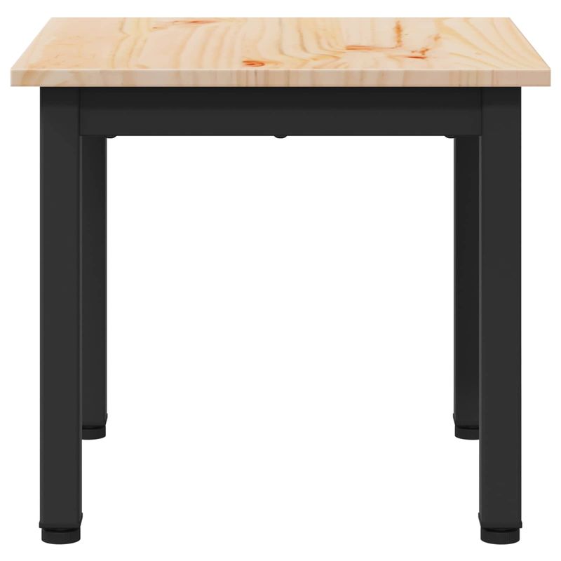 Casa si Gradina - Mobilier - Mese si birouri - Masute de cafea - Masa de cafea natural 40 x 40 x 36 cm Lemn de pin masiv - Infinity.ro