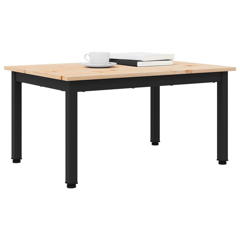 Casa si Gradina - Mobilier - Mese si birouri - Masute de cafea - Masa de cafea natural 60 x 50 x 36 cm Lemn de pin masiv - Infinity.ro