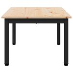 Casa si Gradina - Mobilier - Mese si birouri - Masute de cafea - Masa de cafea natural 60 x 50 x 36 cm Lemn de pin masiv - Infinity.ro
