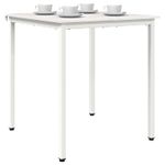 Casa si Gradina - Mobilier - Mese si birouri - Mese bucatarie si dining - Masa de dining Alb 70 x 70 x 75 cm Lemn de pin masiv - Infinity.ro