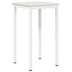 Casa si Gradina - Mobilier - Mese si birouri - Mese bucatarie si dining - Masa de bar Alb 60 x 60 x 105 cm Lemn de pin masiv - Infinity.ro