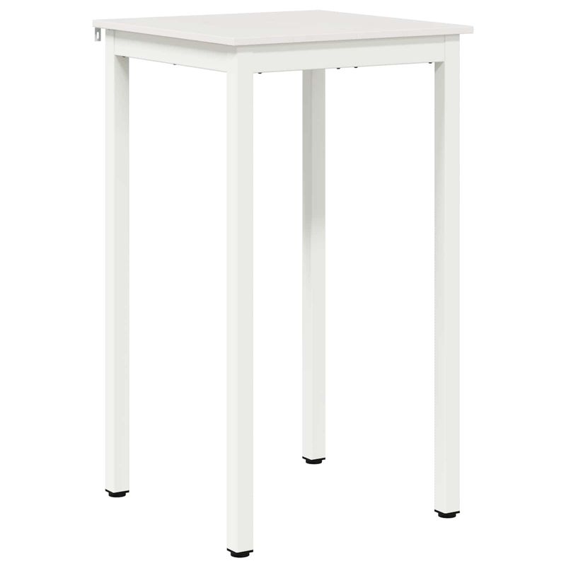 Casa si Gradina - Mobilier - Mese si birouri - Mese bucatarie si dining - Masa de bar Alb 60 x 60 x 105 cm Lemn de pin masiv - Infinity.ro