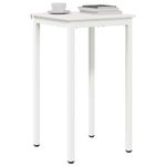 Casa si Gradina - Mobilier - Mese si birouri - Mese bucatarie si dining - Masa de bar Alb 60 x 60 x 105 cm Lemn de pin masiv - Infinity.ro
