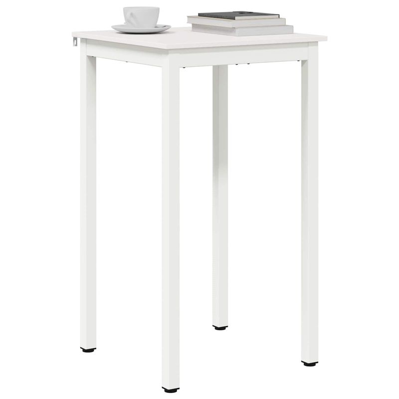 Casa si Gradina - Mobilier - Mese si birouri - Mese bucatarie si dining - Masa de bar Alb 60 x 60 x 105 cm Lemn de pin masiv - Infinity.ro