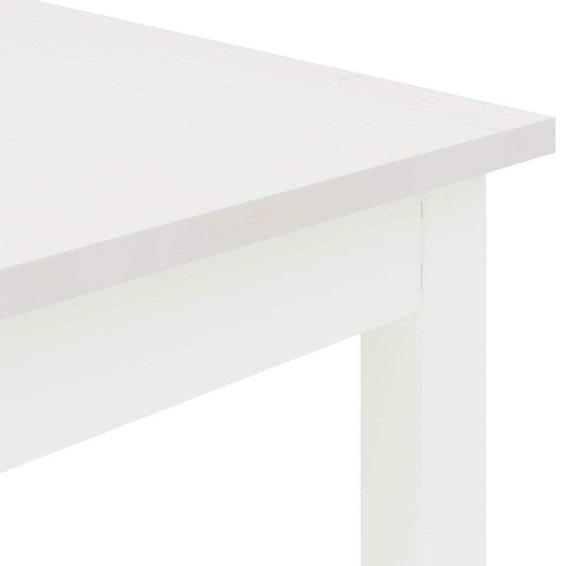 Casa si Gradina - Mobilier - Mese si birouri - Mese bucatarie si dining - Masa de bar Alb 60 x 60 x 105 cm Lemn de pin masiv - Infinity.ro