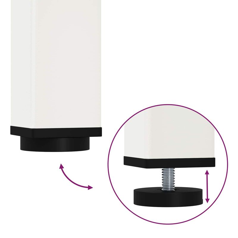 Casa si Gradina - Mobilier - Mese si birouri - Mese bucatarie si dining - Masa de bar Alb 60 x 60 x 105 cm Lemn de pin masiv - Infinity.ro