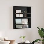 Casa si Gradina - Mobilier - Biblioteci si rafturi - Rafturi - Raft pentru reviste Stejar Negru 60 x 12 x 70 cm Lemn compozit - Infinity.ro