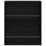 Casa si Gradina - Mobilier - Biblioteci si rafturi - Rafturi - Raft pentru reviste Stejar Negru 60 x 12 x 70 cm Lemn compozit - Infinity.ro
