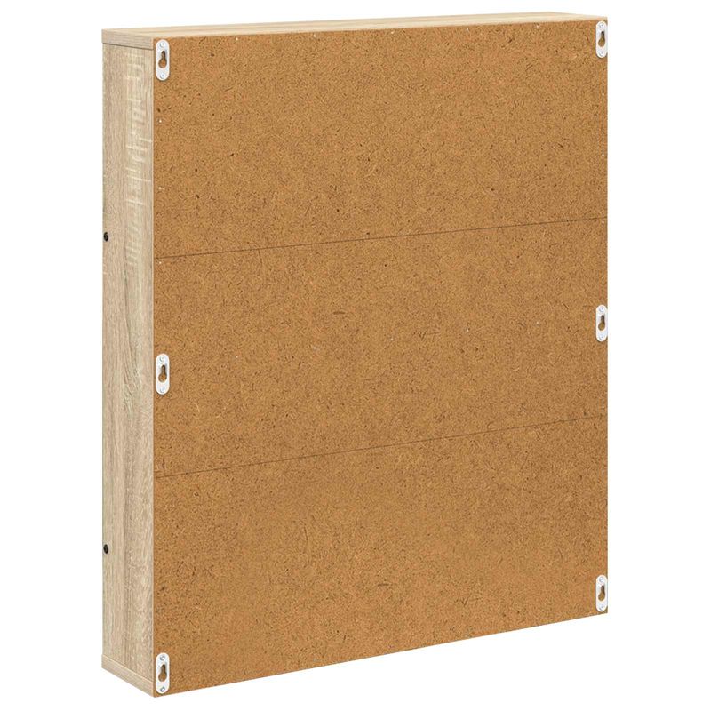 Casa si Gradina - Mobilier - Biblioteci si rafturi - Rafturi - Raft pentru reviste cu raft 2 pcs Stejar Sonoma 60 x 12 x 70 cm - Infinity.ro