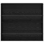 Casa si Gradina - Mobilier - Biblioteci si rafturi - Rafturi - Raft pentru reviste Stejar Negru 80 x 12 x 70 cm Lemn compozit - Infinity.ro