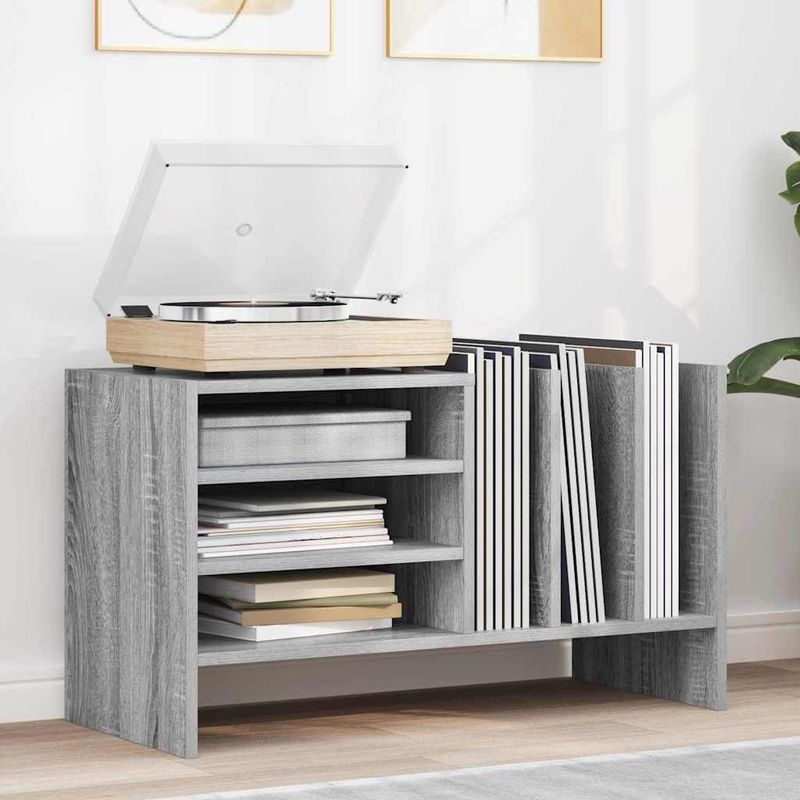 Casa si Gradina - Mobilier - Dulapuri si sifoniere - Dulapuri - Dulap pentru discuri de vinil Gri Sonoma 78,5 x 35 x 45 cm - Infinity.ro
