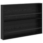 Casa si Gradina - Mobilier - Biblioteci si rafturi - Rafturi - Raft pentru reviste Stejar Negru 100 x 12 x 70 cm Lemn compozit - Infinity.ro