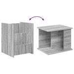 Casa si Gradina - Mobilier - Biblioteci si rafturi - Rafturi - Raft pentru reviste Gri Sonoma 35 x 35 x 45 cm Lemn compozit - Infinity.ro