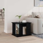 Casa si Gradina - Mobilier - Biblioteci si rafturi - Rafturi - Raft pentru reviste Stejar Negru 35 x 35 x 45 cm Lemn compozit - Infinity.ro