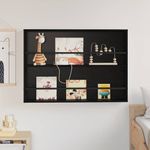 Casa si Gradina - Mobilier - Biblioteci si rafturi - Rafturi - Raft pentru reviste Stejar Negru 100 x 12 x 70 cm Lemn compozit - Infinity.ro