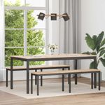 Casa si Gradina - Mobilier - Mese si birouri - Mese bucatarie si dining - Masa de dining natural 180 x 90 x 75 cm Lemn de pin masiv - Infinity.ro