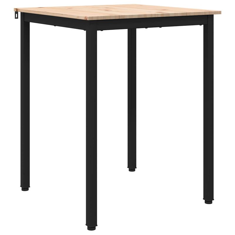 Casa si Gradina - Mobilier - Mese si birouri - Mese bucatarie si dining - Masa de dining natural 60 x 60 x 75 cm Lemn de pin masiv - Infinity.ro