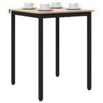Casa si Gradina - Mobilier - Mese si birouri - Mese bucatarie si dining - Masa de dining natural 60 x 60 x 75 cm Lemn de pin masiv - Infinity.ro