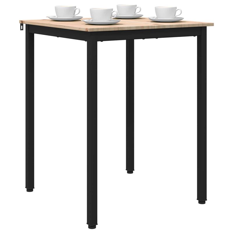 Casa si Gradina - Mobilier - Mese si birouri - Mese bucatarie si dining - Masa de dining natural 60 x 60 x 75 cm Lemn de pin masiv - Infinity.ro